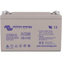 Victron – Batterie décharge lente 12V 110Ah BAT412101084 – Plomb étanche AGM – Sans entretien – Pour énergie solaire et marine