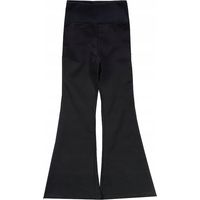 Leggings à pattes d'éléphant pour filles, pantalons évasés, noirs 152 J193A