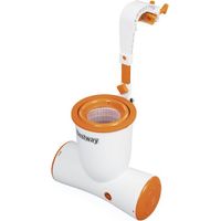 Pompe de filtration a' cartouche Bestway 58462 Skimatic Type III 2 574 l/h, filtre et skimmer pour piscines de 1 100 a' 20 500 l