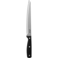 5five - cuchillo para pan essentiel black de acero inoxidable, 20 cm de hoja