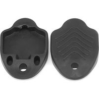 1 paire de couvre-crampons en caoutchouc antidérapant pour pédales de vélo de montagne, installation facile, protection de crampons en caoutchouc