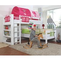 LETTO A CASTELLO BAMBINO IN L TIRRENO - Naturale - 90 x 200 - Senza scivolo