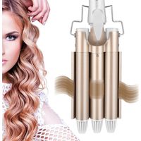 25mm Ceramic Hair Curler 3 Barrels Wave Hair Waver Curlers Triple Barrel Curling Iron Perm Splint Styling Tools