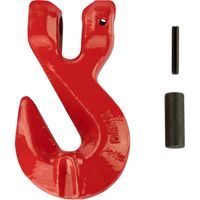Stahl Parallelhaken für Forstkette Rückekette 7/8mm rot Güteklasse 8