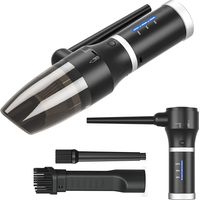 ATengeus 2-in-1 Elektro-Gebläse und Staubsauger, Druckluft-PC-Reinigung, hohe Saugleistung 11000 Pa, mit Filter, Ersatz-Druckluftflasche