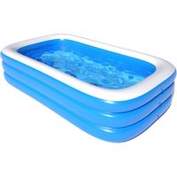 Piscine familiale gonflable Spa gonflable 210X150X60CM-Crezuo