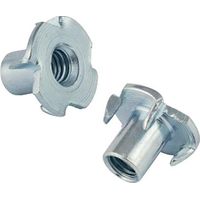 Ecrou en T Ecrou a Griffes écrou à 4 Pans Raccord Griffe M6 x 9 mm 50 pièces GROOFOO