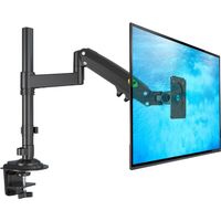NB H100 - Support de bureau avec ressort à gaz pour écrans LCD 22-35 pouces - version gamer