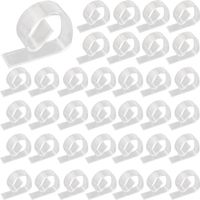 36PCS Transparent Clear Tablecloth Clips, Plastic Table Cloth Clips,Windproof Table Cover Holder Clamps,Table Cloth Holder for Christmas Home Wedding Party Indoor Outdoor Camping Picnic