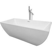 Baignoire ilôt 170 X 75 cm + Robinet Mitigeur Colonne – Destiny