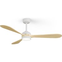 Ventilateur de plafond extérieur 132 cm – Moteur DC silencieux – 6 vitesses – Éclairage LED 20 W – Protection IP44 pour extérieur – Sulion
