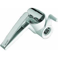 Grattugia Leifheit ComfortLine LFH3148 a Manovella per Formaggio Adatto a Destrimani e Mancini Bianco