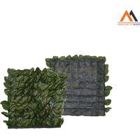 SIEPE ARTIFICIALE 'FOGLIE DI LAURO CON RETE' mt 1 x 3