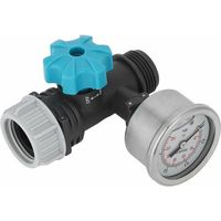 royaluxe - Réducteur de pression réducteur de pression vanne de pression d'eau régulateur de pression 8.5x4.7cm régulateur de pression d'eau pour jardin,(1pcs)