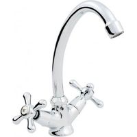 Idroland B205 Rubinetto da cucina cromato retro