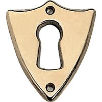 Entrée directoire rustique en zamak - finition laiton poli - CADAP