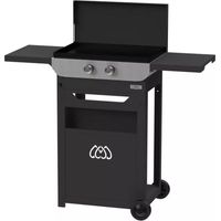 Plancha électrique Le Marquier Original 260 Duo + Chariot et couvercle sur charnières