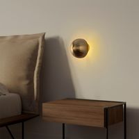 Wandlampe Goldmetalldämmerung