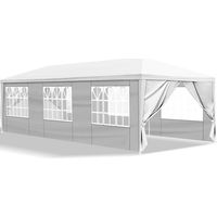 Spacious 10x30 Outdoor Party Tent for Weddings,Events,and Gatherings-Durable Waterproof Canopy with Removable Sidewalls