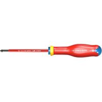 Destornillador aislado Protwist 1000 Voltios para tornillo de cruz Pozidriv PZ 1x100 - FACOM - ATD1X100VE