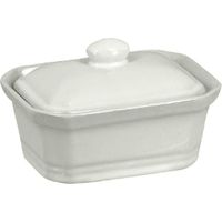 Terrine avec couvercle - Grès blanc - 200g