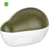Snips Avocado-Contenitore Salva freschezza Dimensioni 13 cm, San, Trasparente e Verde