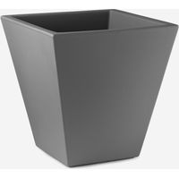 Vaso design in polietilene 50x50 da interno ed esterno Loto 50cm - Ferro
