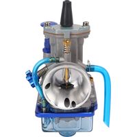 Gistuch PWK 28 mm Motorcycle carburateur ATV Bike Dirt Carb Universal Zinc Aluminium Alloy Bleu pour YZ80 YZ85