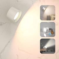 Neoglint 1pc 4.5W USB Cabinet Lamp Bedside book light Built-in 2000mAh High Capacity Rechargeabe Ce