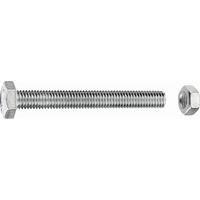 Connex Sechskantschrauben M6 x 50 mm - 15 Stück Edelstahl Maschinenschrauben