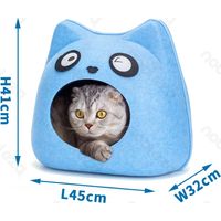 Grande niche spacieuse, confortable pour chiens moyens et plusieurs chats