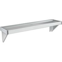 KWC Ablage, SATURN, Edelstahl, 1600x138x142 mm, Aufputz