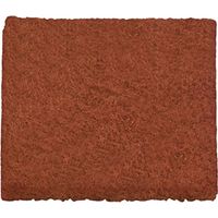 Blíster de 6 rectangulos fieltro adhesivos color marrón 25x35 amig