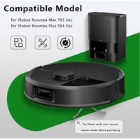 NALOOKAMIC Pièces de rechange pour robot aspirateur iRobot Roomba Max 705 Vac/Plus 504 Vac, kit de réapprovisionnement d'accessoires