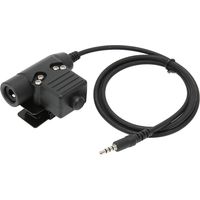 U94 PTT-Adapter für Audio-Headsets, 3,5-mm-PTT-Anschluss für Funkgeräte und Mobiltelefone