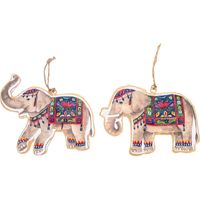 Signes Grimalt Colgante Decoracion Elefante Colgantes Gris 1x16x13cm 25021