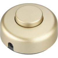 interBär 5062-010.01 Tretschalter Gold 1 x Aus/Ein 2 A 1 St.