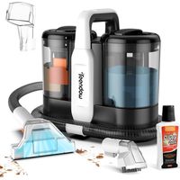 Teendow C5 Handstaubsauger - Power 450W 11000Pa 1.5L Wassertank 4kg leise & Tragbar Max. 80dB - Schwarz