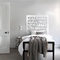 FIORI-UCCELLINI - Pannello Quadro PVC traforato - PARASOLE - Colore: bianco - Misura: 98x98 cm