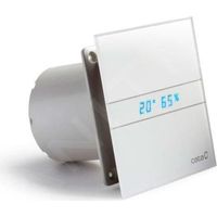 Sapho Cata E - Ventilateur axial de salle de bains avec ventilateur automatique E-150 GTH, 21W, conduit 150 mm, blanc 00902200