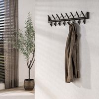 Garderobe Kym Drift Brown 2x8 Haken 78 cm