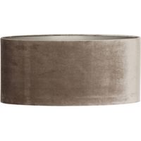 Light & Living - abat-jour - Palata - marron - textile - E27 -