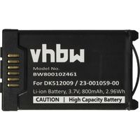 vhbw 1x Battery Replacement for DK512009, 23-001059-00 for Wireless Landline Phone (800mAh, 3.7 V, Li-Ion)