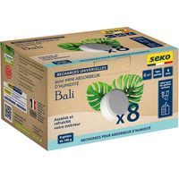 Recharges Universelles Neutres Pour Absorbeur D'humidité Bali 8 X 100 G Recharges Universelles Neutres Pour Absorbeur D'humidité