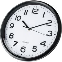Küchenuhr weiß/schwarz rund 30cm küken