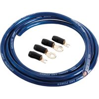 Sinuslive Kit cavo corrente HiFi per auto 25 mm² placcato oro