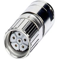 Leitungssteckverbinder - power M23 - Serie P30 1605532 SF-5ES1N8A80DU Silber Phoenix Contact Inhalt: