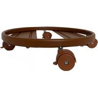 Chariot Porte Plantes Traditionnel Circulaire Diamètre 25 Cuit Tecnokit