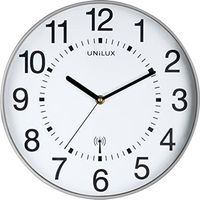 Unilux Moderne Wanduhr Grau Metallisch 30 cm