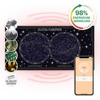Wonderwall Air Art Smart Infrarotheizung Himmelskarte 120x60cm 700W